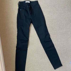 Madewell black high rise jeans size 23 Tall